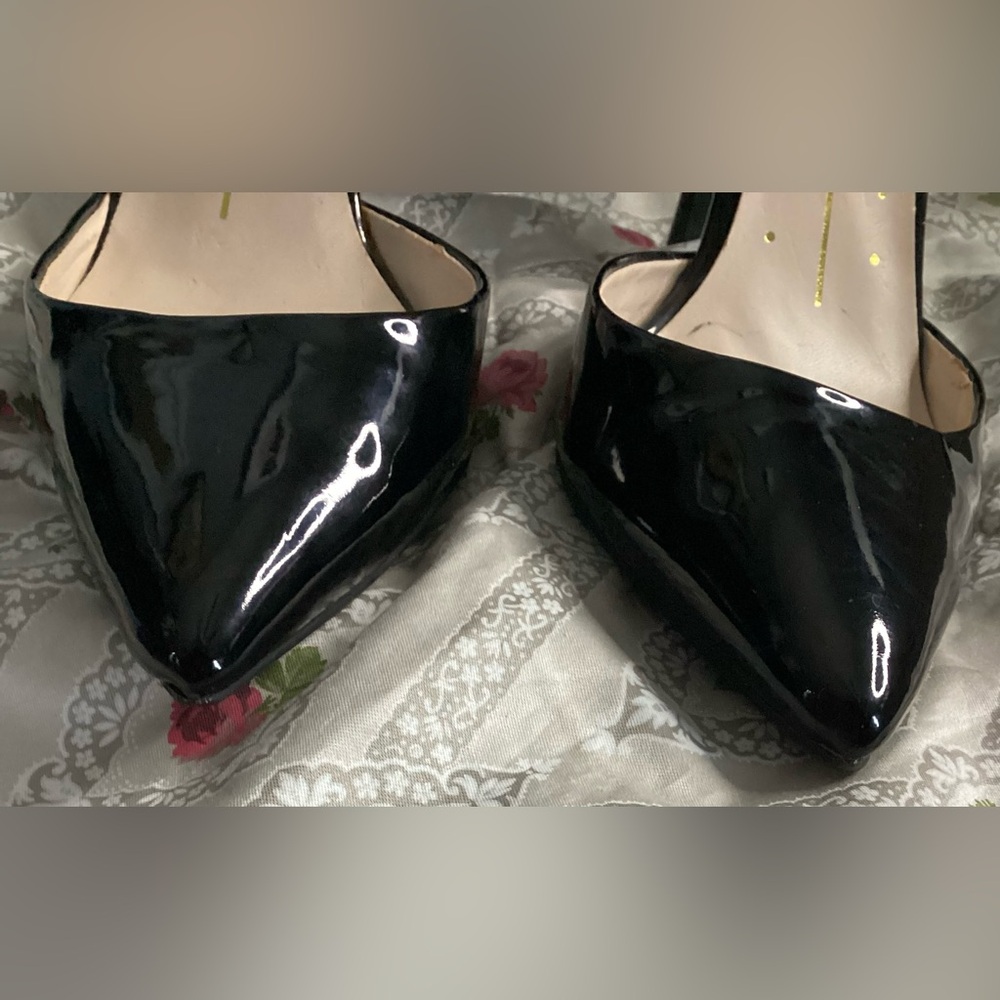 FRH Glossy Black Heels 9 - Picture 3 of 9